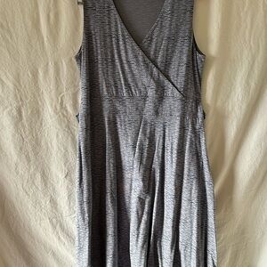 Women's Toad&Co Gray-Blue Sleeveless Dress